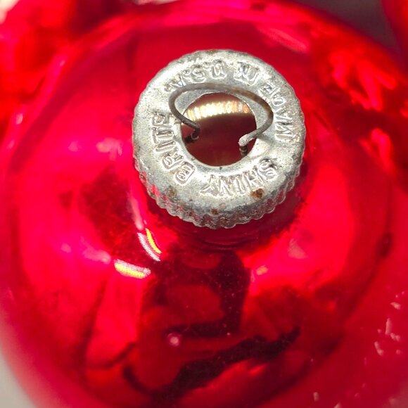 Set Of 7 Shiny Brite Christmas Tree Mercury Glass Ornament Vintage - Picture 6 of 16